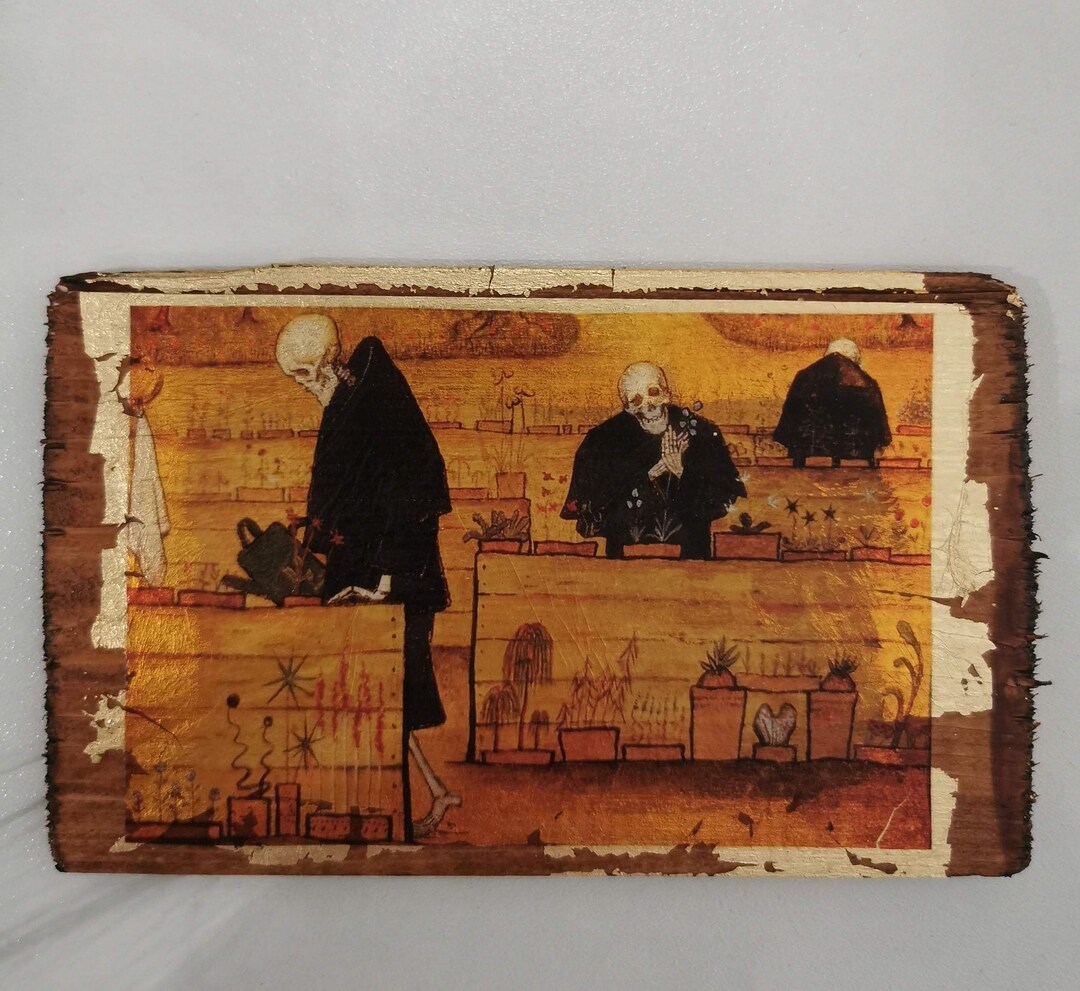 Le jardin de la mort d'Hugo Simberg oeuvres d'art Etsy France