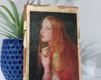 Mary Magdalene Wood Wall Art: Frederick Sandys Pre-Raphaelite Painting