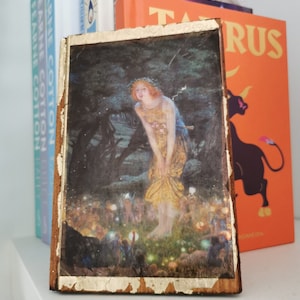 Midsummer Eve Holzwandbild: Edward Robert HUckers Präraffaeliten-Kunst