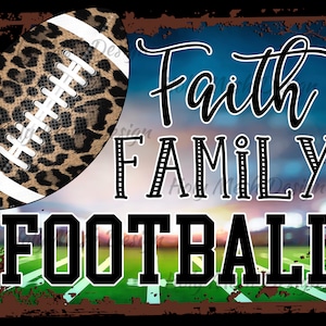 Football Metal Sign Wreath Attachment, Football Wreath Sign, Sports Wreath Attachment