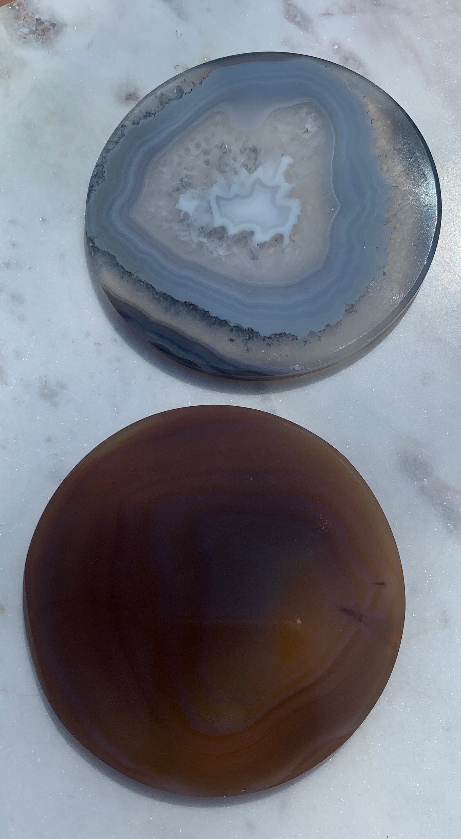 Agate Coasters Set of 4 Etsy