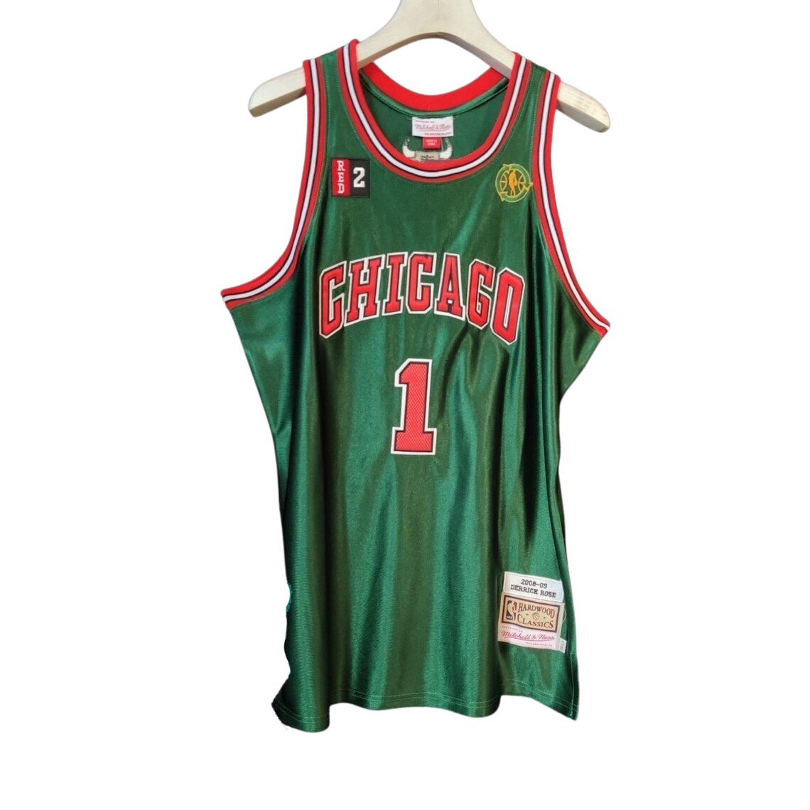 Chicago Bulls Vintage Derrick Rose 1 Go Green Jersey Etsy