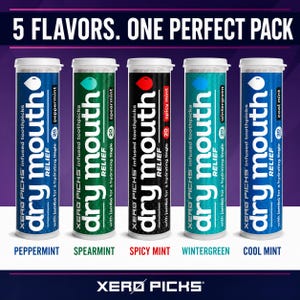 Xero Picks Dry Mouth Toothpicks, Xylitol Infused, Hydrating Tingle, Sugar-Free Flavors image 4