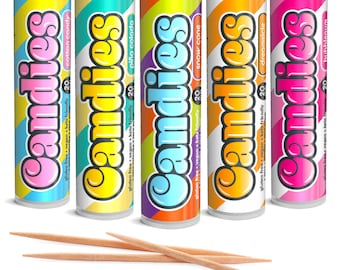 Xero Picks Candies, Candy Flavored Toothpicks, Satisfy Sweet Cravings, Snacking, Sugar-Free