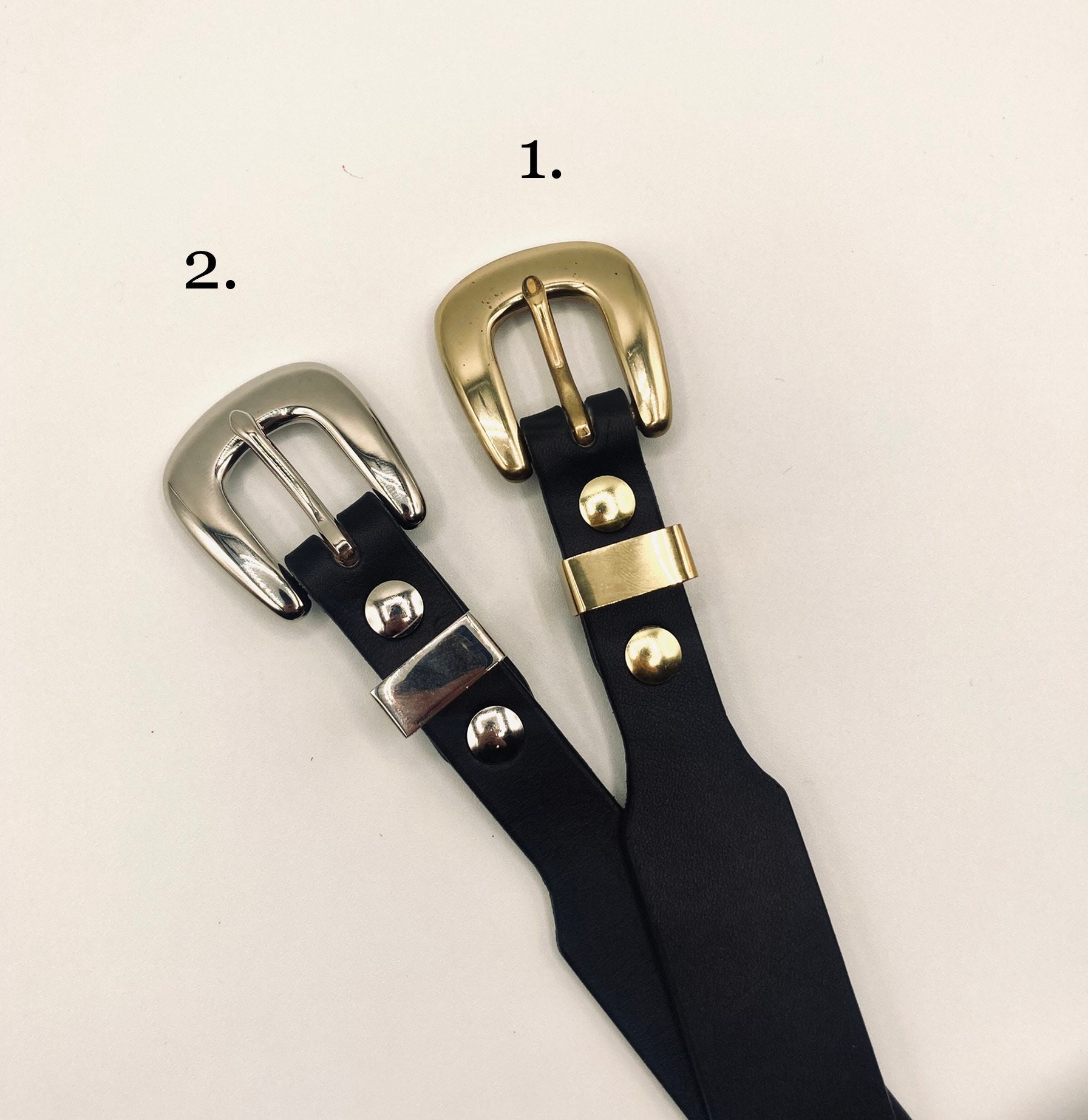 Buy Slim Western Belt Skinny Belt Gold Buckle Handmade Dress Belt English  Bridle Leather Online in India 
