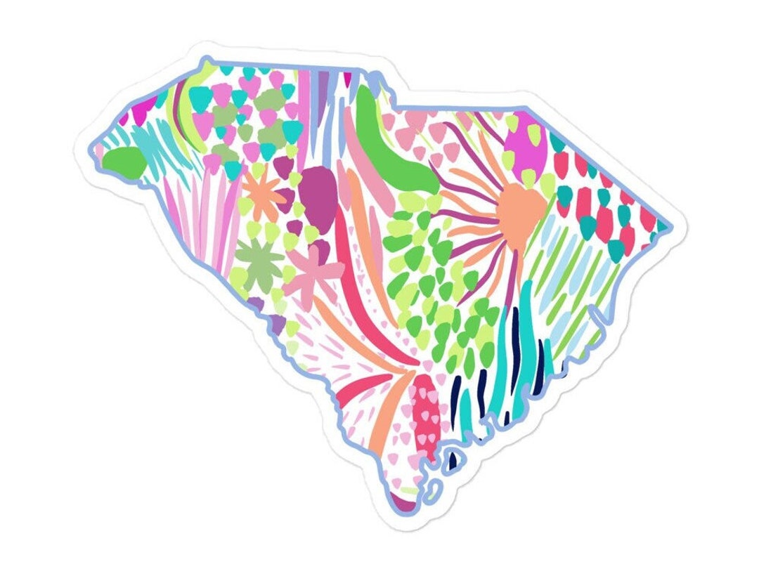 Sticker Design Sc South Carolina Sticker SC Sticker South Carolina Aufkleber SC Aufkleber ...