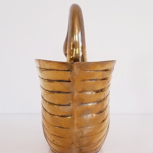 Vintage Solid Brass Swan Planter buying / Large / Made in Korea