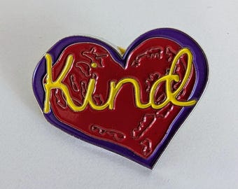 Penzeys "Kind" Pin | Vintage Heart Badge | Penzeys Spices