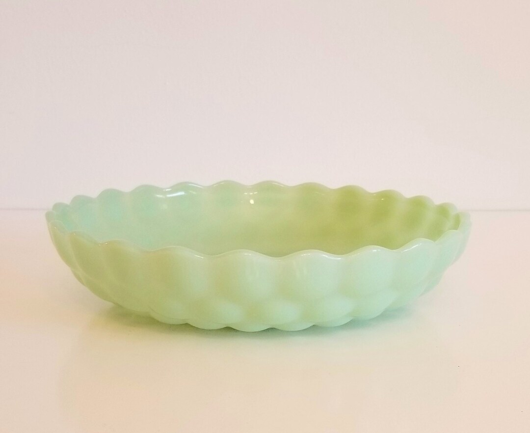 Jadeite Bubble Bowl Jadeite Bowl Anchor Hocking Fire King Etsy