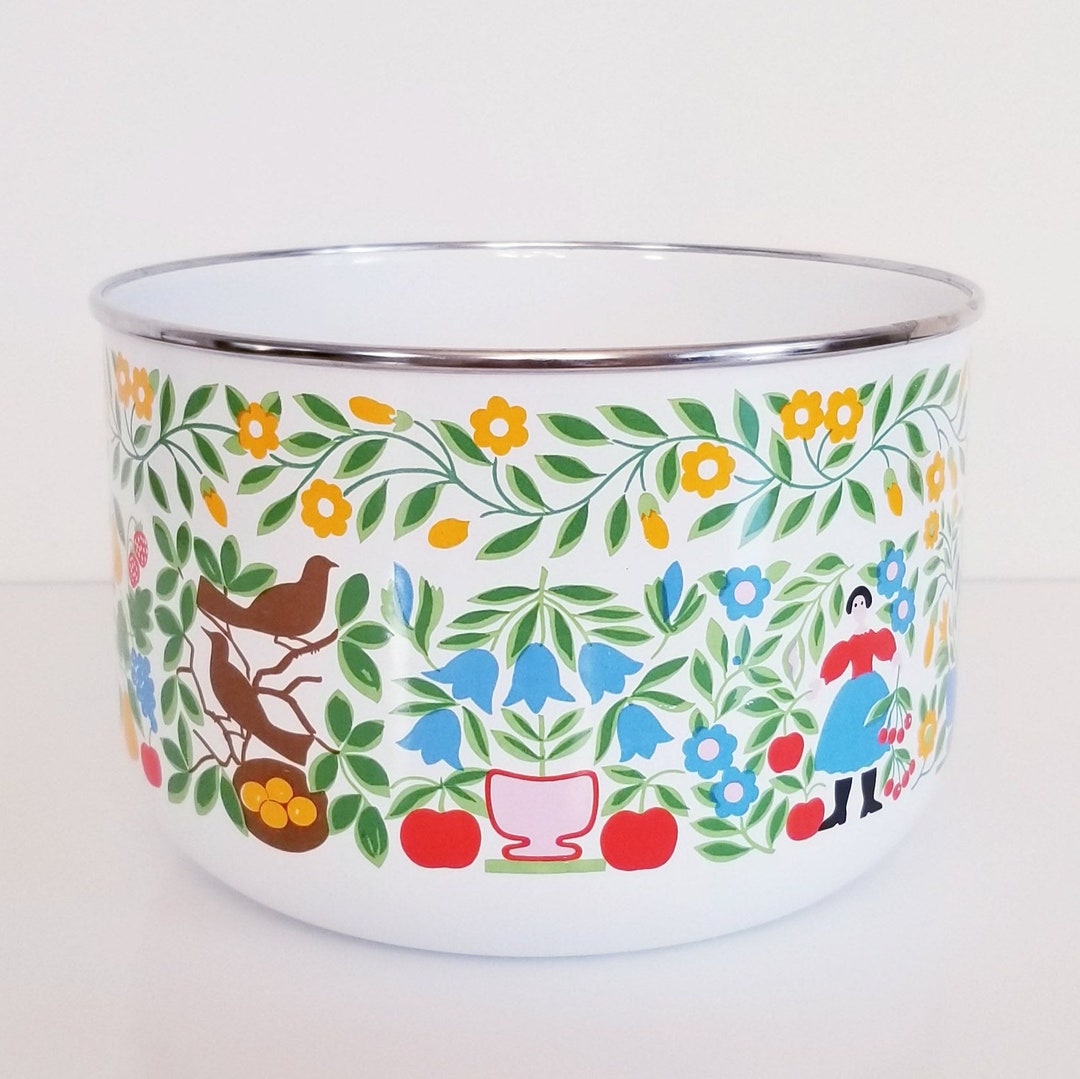 Vintage Kobe Kitchen of Japan Amish Bowl Enamelware. 1960s Mod - Etsy