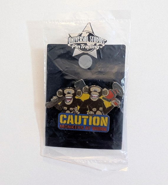 Universal Studios Monkeys at Work Trading Pin
