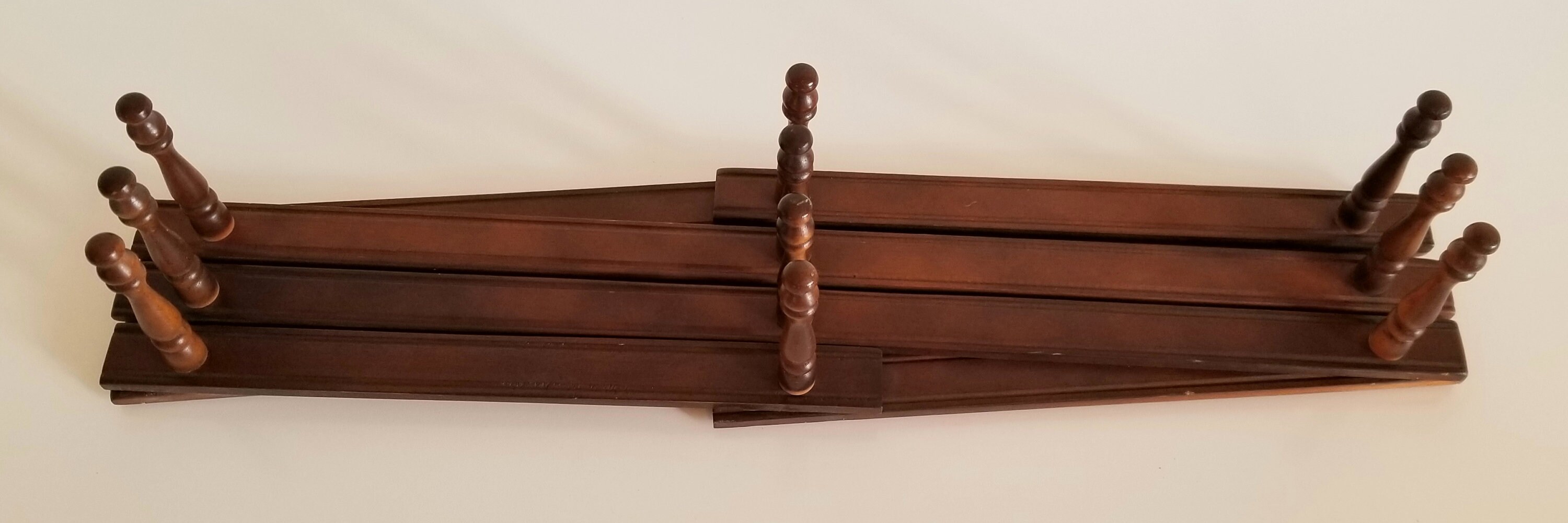 Large Vintage Accordion Expandable Peg Rack LARGE 10 Pegs Etsy