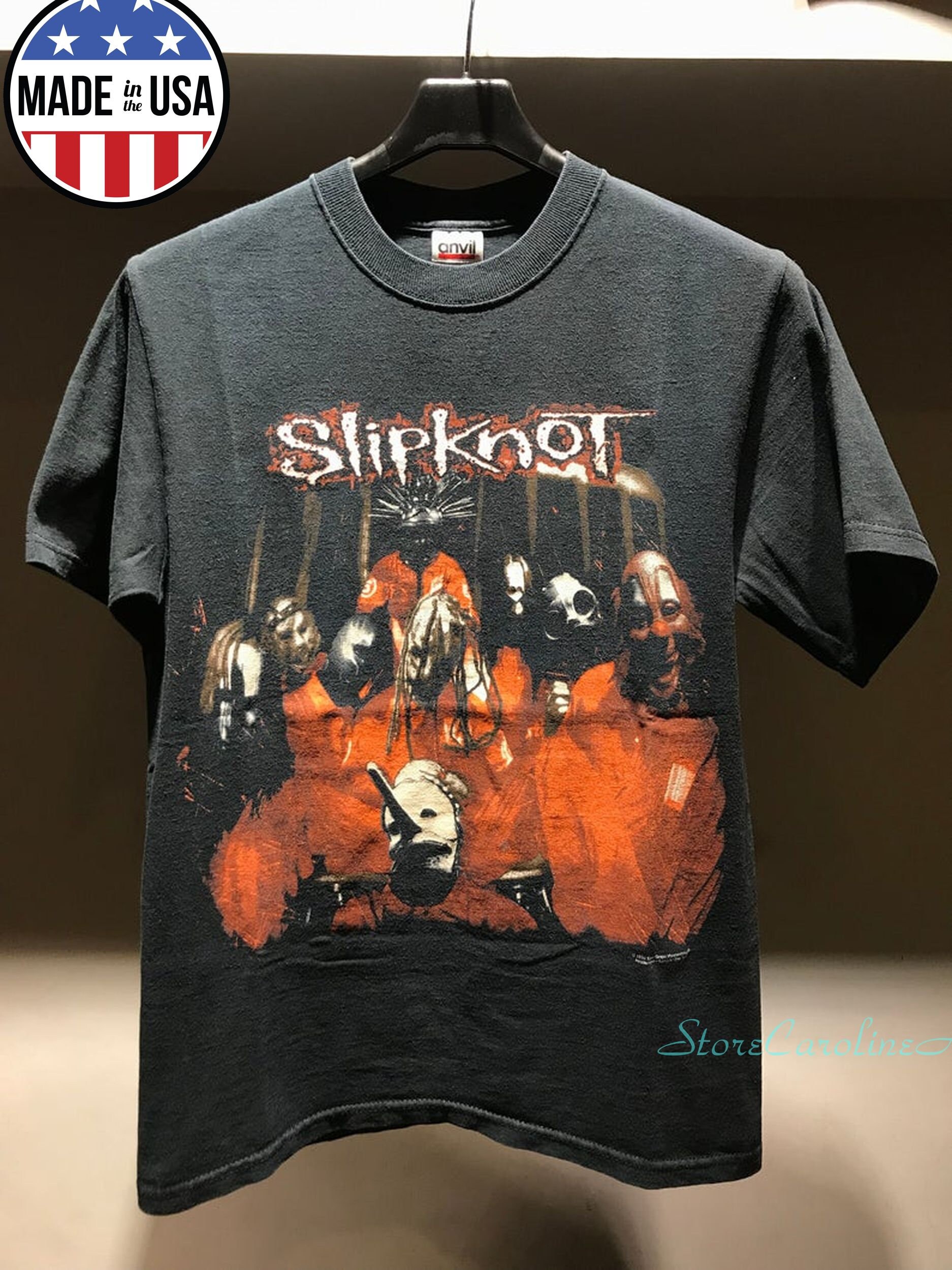 Vintage Classic 1999 Slipknot SelfTitled Metal Band TShirt Etsy