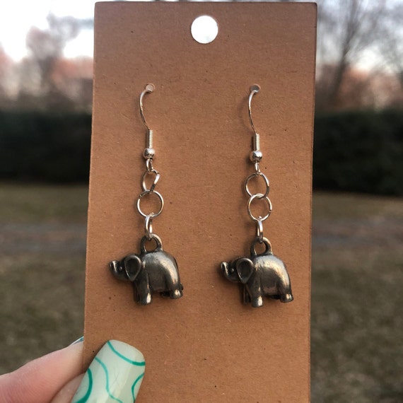 Elephant Earrings | Etsy Australia