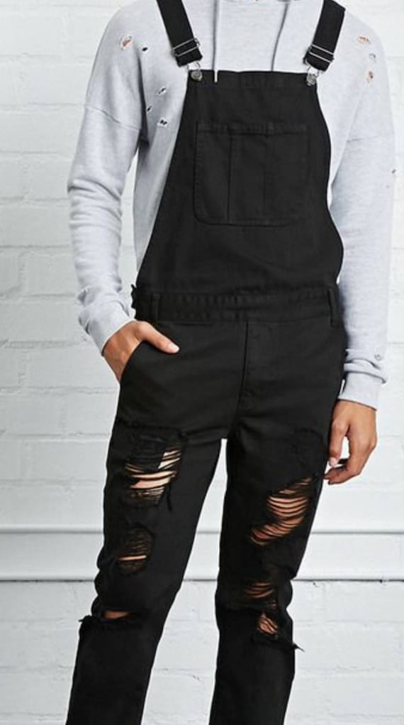 Forever 21 black overalls 2025