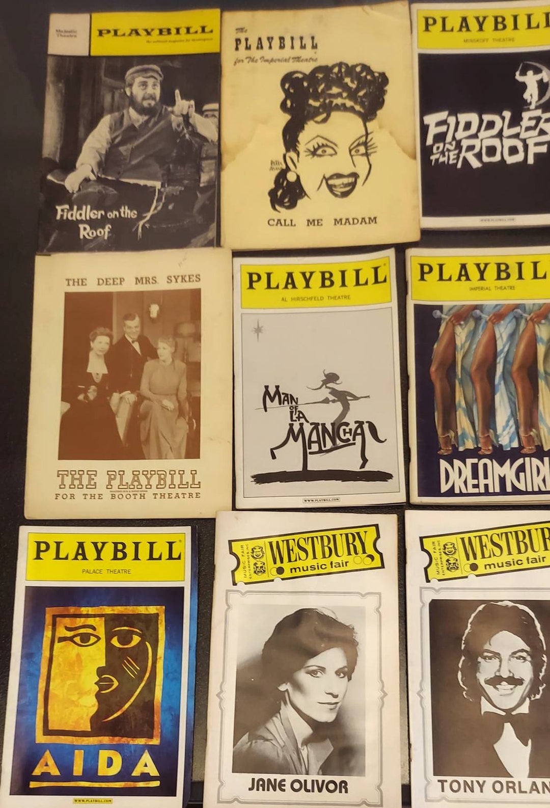 Vintage Playbills Collection - Etsy