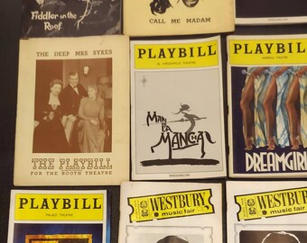 Vintage Playbills collection