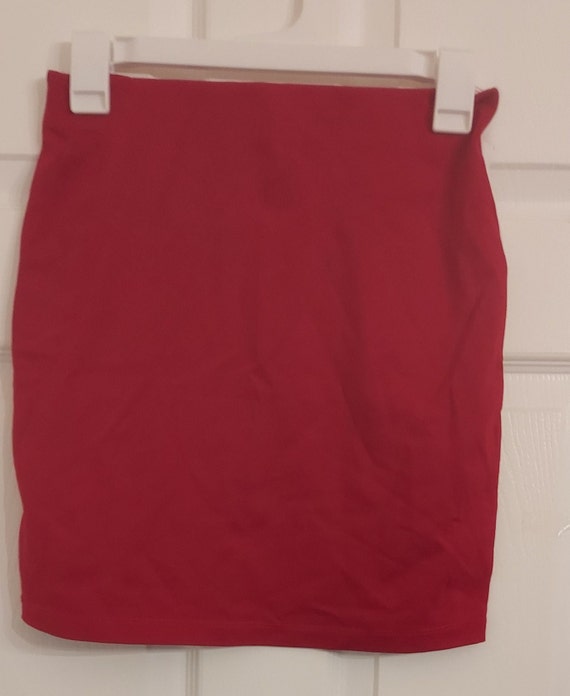 Charlotte Russe Red skirt Size S - image 4
