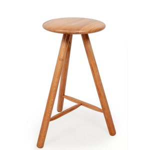 Oak bar stool, kitchen stool