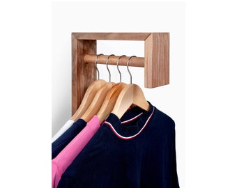 Wall coat hanger, t-shirt rack, wall organizer