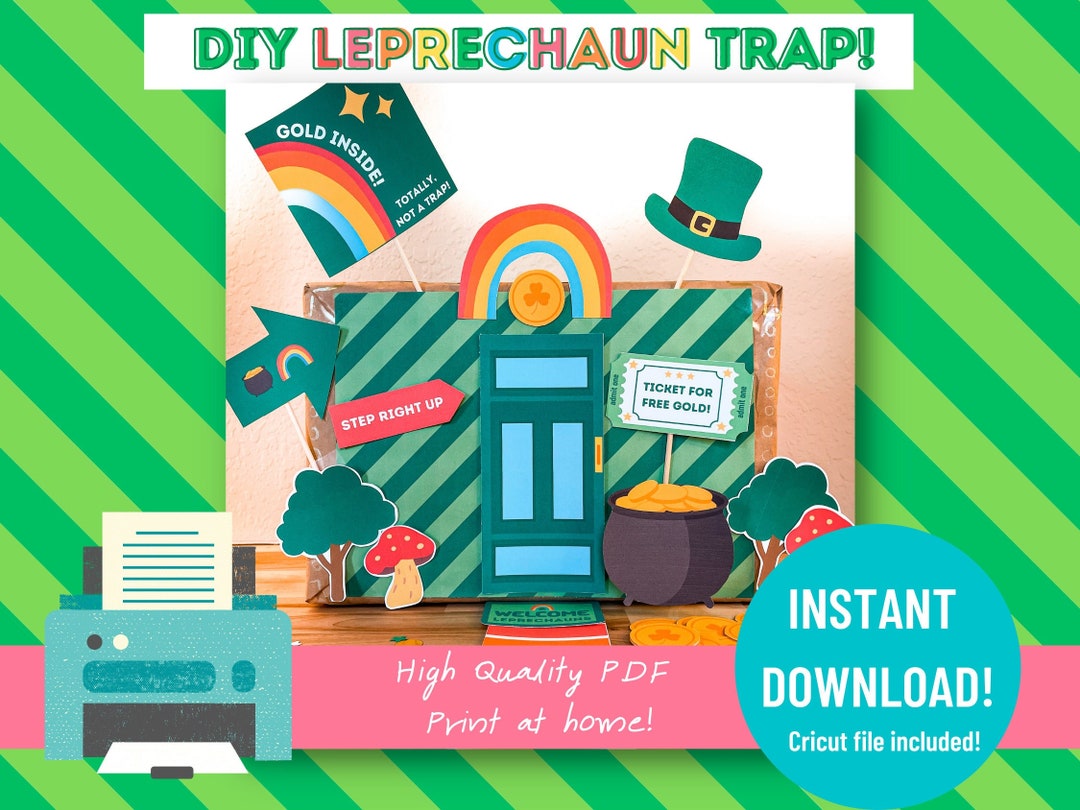 Leprechaun Trap Printable St. Patrick's Day Craft St