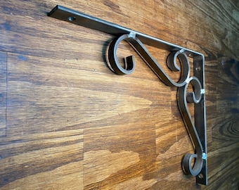 x8 PACK Steel shelf bracket Colonial design 10in x 12in FREE SHIPPING