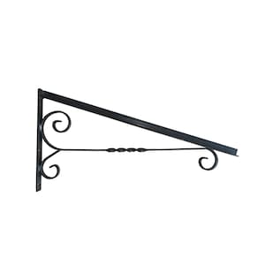 x2 PACK Steel bracket awning cantilever for window or door 12in x 24in Colonial design FREE SHIPPING