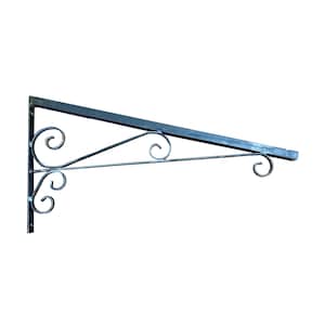 PACK x4 Ménsula Alero Techo Marquesina Toldo Voladizo de Hierro 37x75cm Estilo Forjado Colonial ENVIO GRATIS