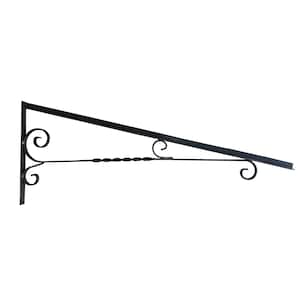 PACK x4 Ménsula Alero Techo Marquesina Toldo Voladizo de Hierro 35x90cm Estilo Forjado Colonial ENVIO GRATIS