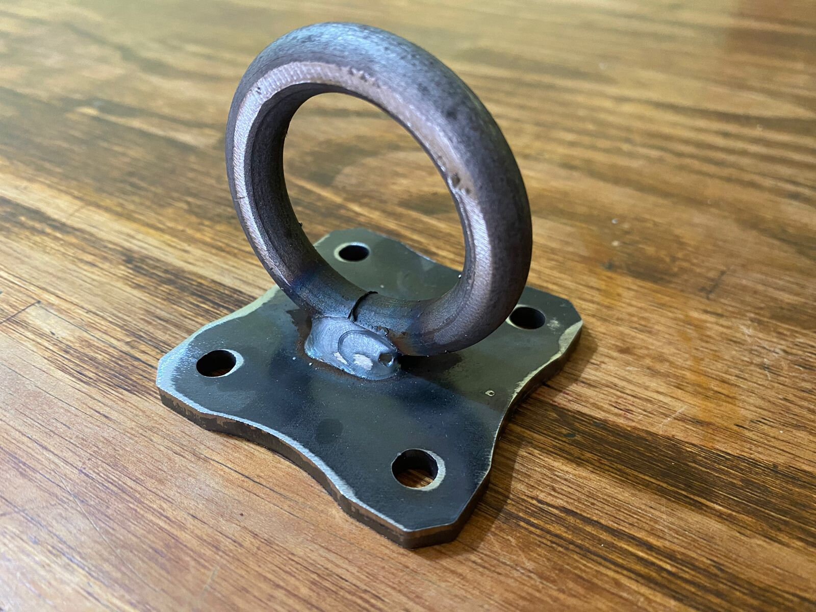 X8 PACK - Iron Holder for 1in. Nautical Rope (front). Iron Ring for ...