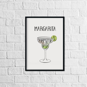 Margarita Cocktail Print