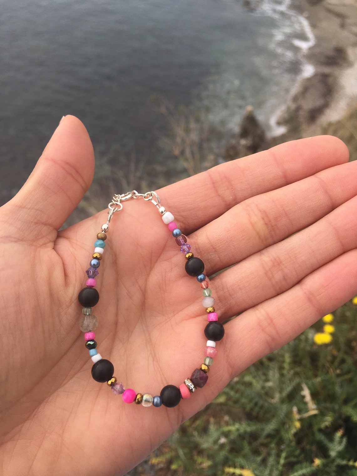 EMF Protection Bracelet with Shungite Tourmaline Hematite Etsy