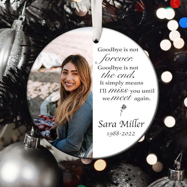 Christmas Ornaments for Loved Ones Lost Etsy