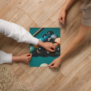 Billardtisch Puzzle