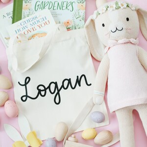 Cartable pour enfants avec inscription manuscrite, sac fourre-tout personnalisé pour enfants
