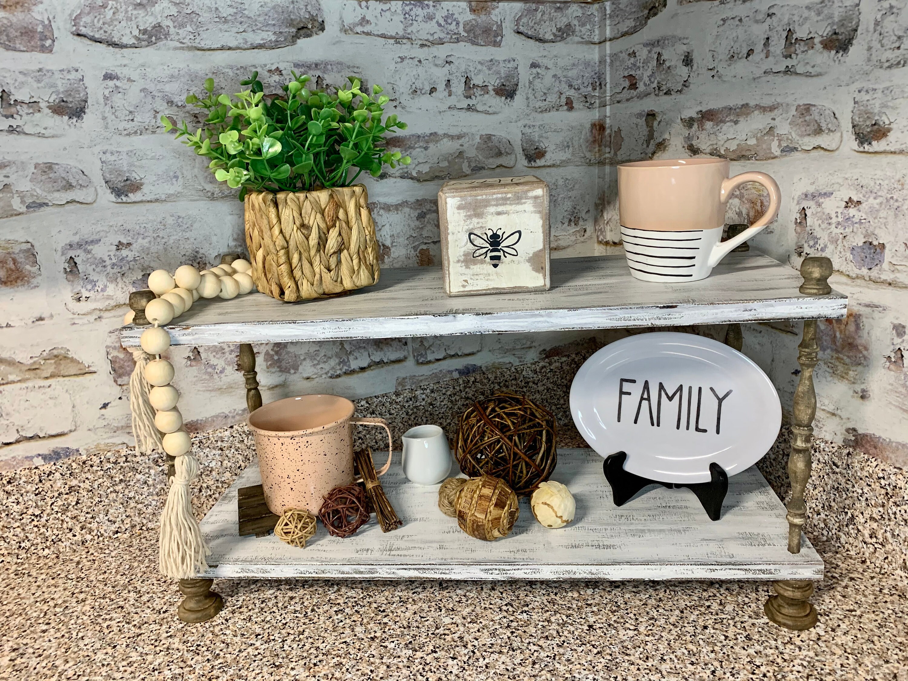 Dos pantallas de madera escalonadas se mantienen en apuros | Etsy