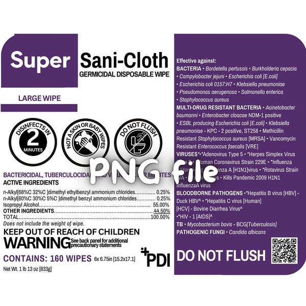 Sani cloth PNG file for tumbler, drink ware design