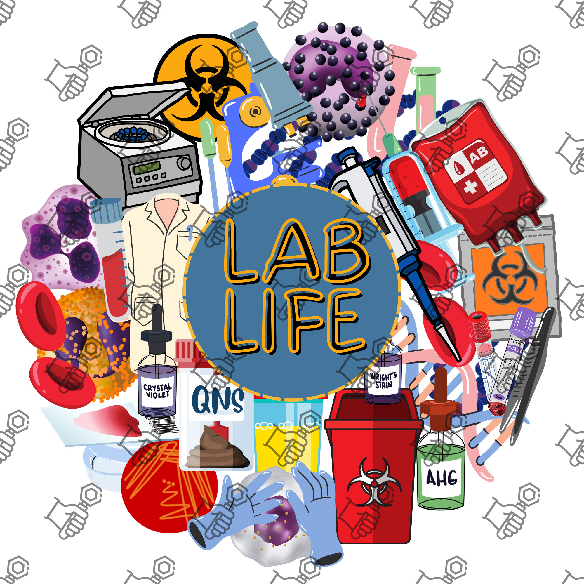 MLS Fun Laboratory Clipart LAB LIFE Etsy
