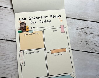 Medical lab scientist Tear away daily planner