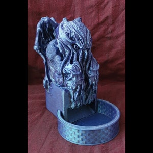 Cthulhu Dice Tower | Dungeons Master Dice Tower Tray For Board Games | Dungeons and Dragons | DnD Accessories | DnD Dice Box