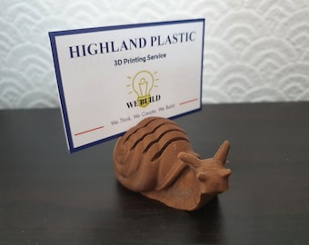 Card Desk Holder | Snail Card Holder | Business Card Holder | 3D Print