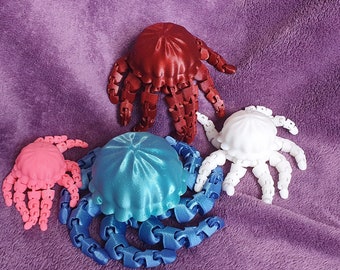 クラゲのフィジェット トイ | 関節式クラゲ | 感覚玩具 | フレキシブル