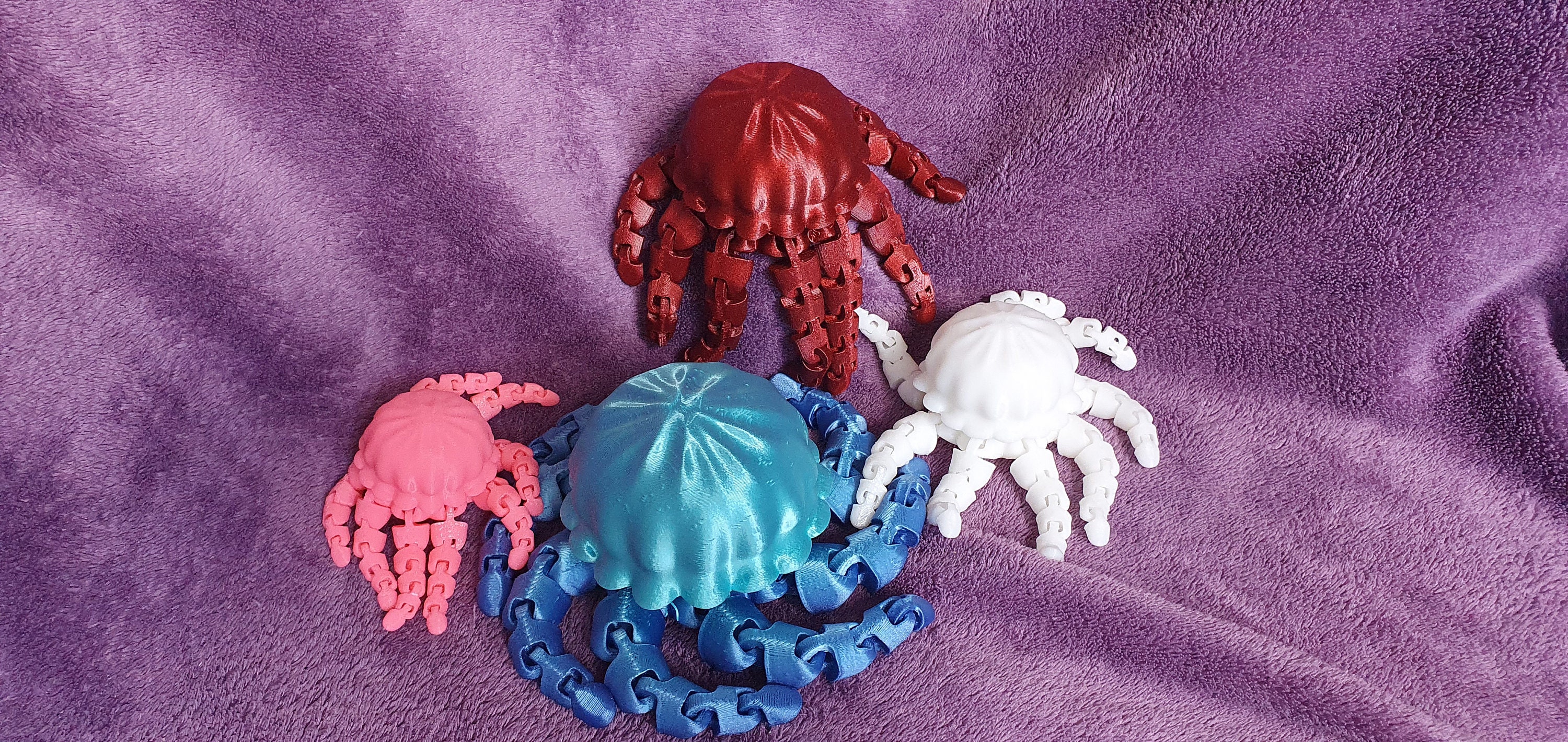 クラゲのフィジェット トイ | 関節式クラゲ | 感覚玩具 | フレキシブル クラゲのフィジェット トイ | 関節式クラゲ | 感覚玩具 | フレキシブル