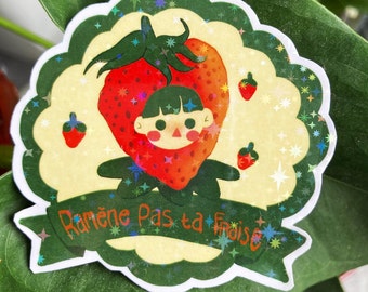 Sticker Ramène pas ta fraise