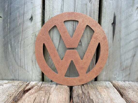 VW METAL SIGN BADGE 