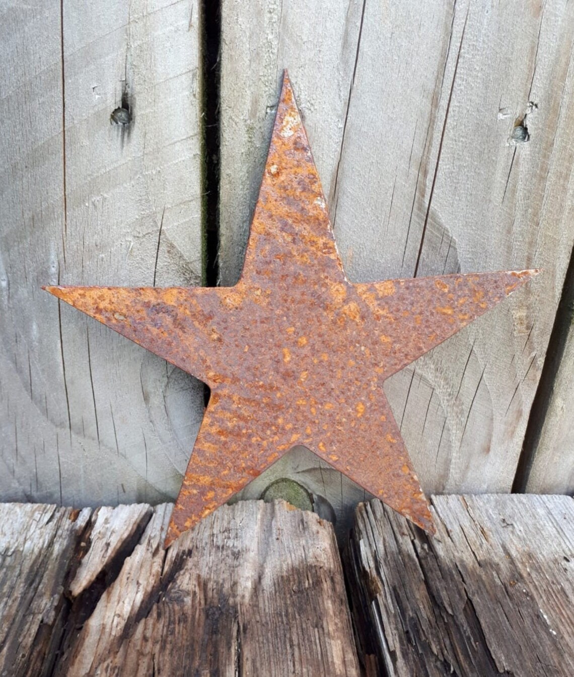 Rusty Metal STAR Garden Ornament Rustic Vintage Gift Birthday Etsy.de