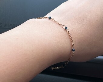 Erica Rondelle Bracelet (navy)