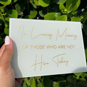 This Candle Burns Acrylic Wedding Memorial Sign | Clear In Loving Memory Acrylic Sign | Candle Lit Memorial Sign | CLAIRE