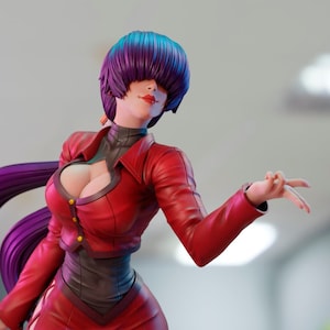 Female Queen of Orochi 3d printed DIY Resin statue kit / figurine [by 3Dmoonn] UNPAINTED