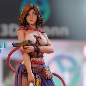 Kit statua/statuina in resina fai da te Gunslinger stampato in 3D [di 3Dmoonn] NON VERNICIATO